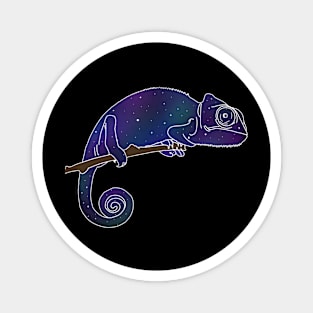 Out of space chameleon Magnet